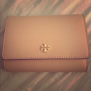 Light pink Tory Burch wallet